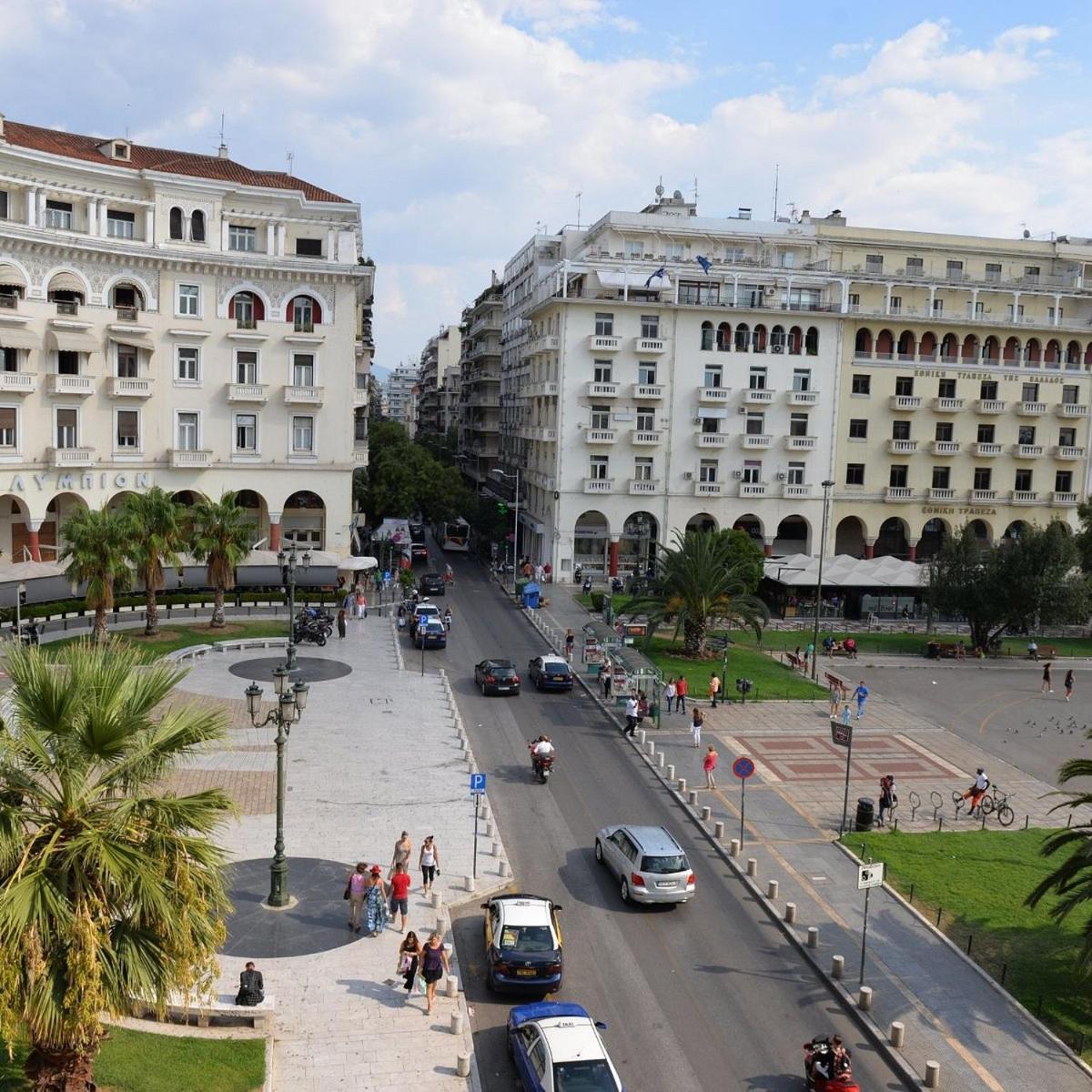Lovely Apartment In The Heart Of Thessaloniki Center Exterior foto